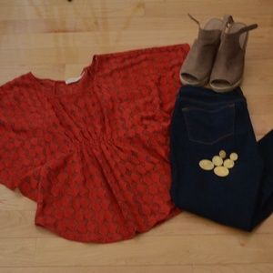 Anthropologie The Addison Story Top, Size XS, EUC